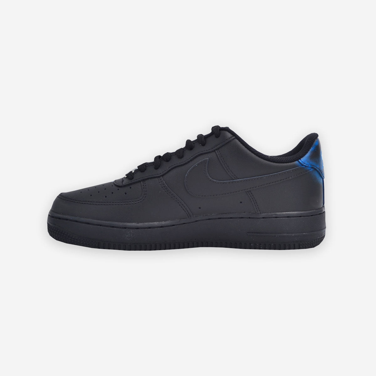 nike air force black and blue