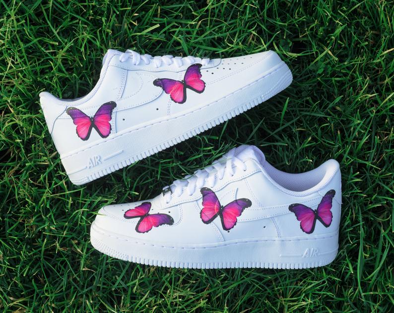 Nike Force 1 Pink Butterflies –