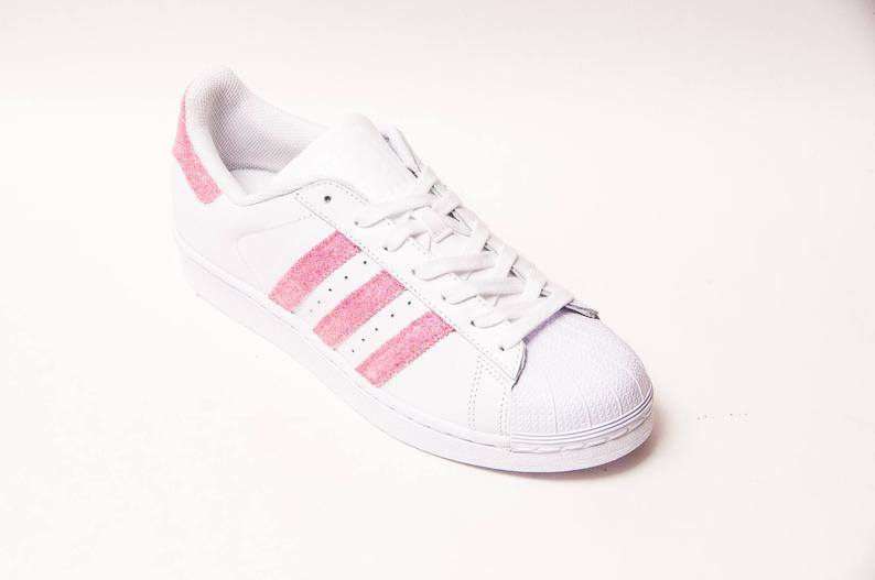 Kosmisch steak kiezen Adidas Superstar - Pink Glitter – CustomSneaker