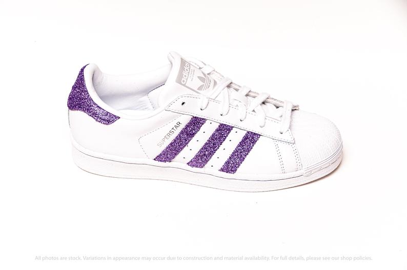 Adidas Superstar Purple Glitter – CustomSneaker