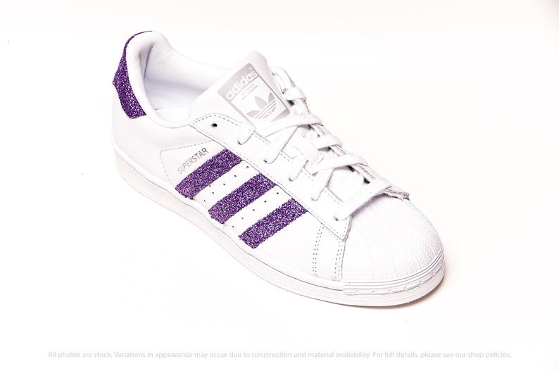 Adidas Superstar Purple Glitter – CustomSneaker - Main Image