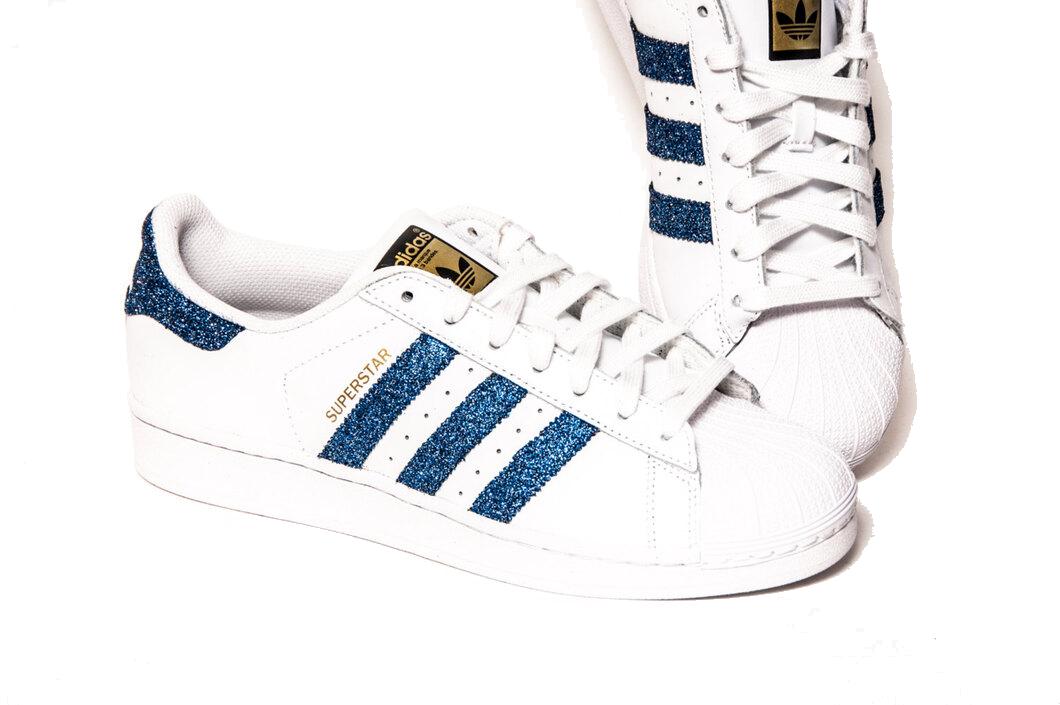 Adidas Superstar Starlight Blue Glitter CustomSneaker