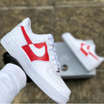 Nike Air Force 1 Red 'n White
