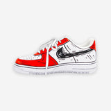 Nike Air Force 1 Red Sketch