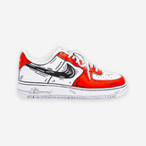 Nike Air Force 1 Red Sketch