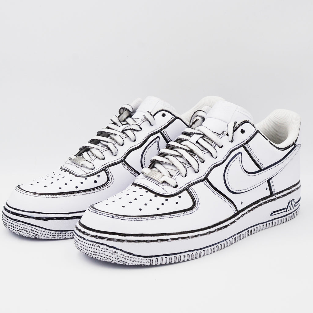 Contractie Opstand Knikken Nike Air Force 1 Cartoon Sketch – CustomSneaker