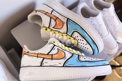 Nike Air Force 1 Colorful Sketch 2.0
