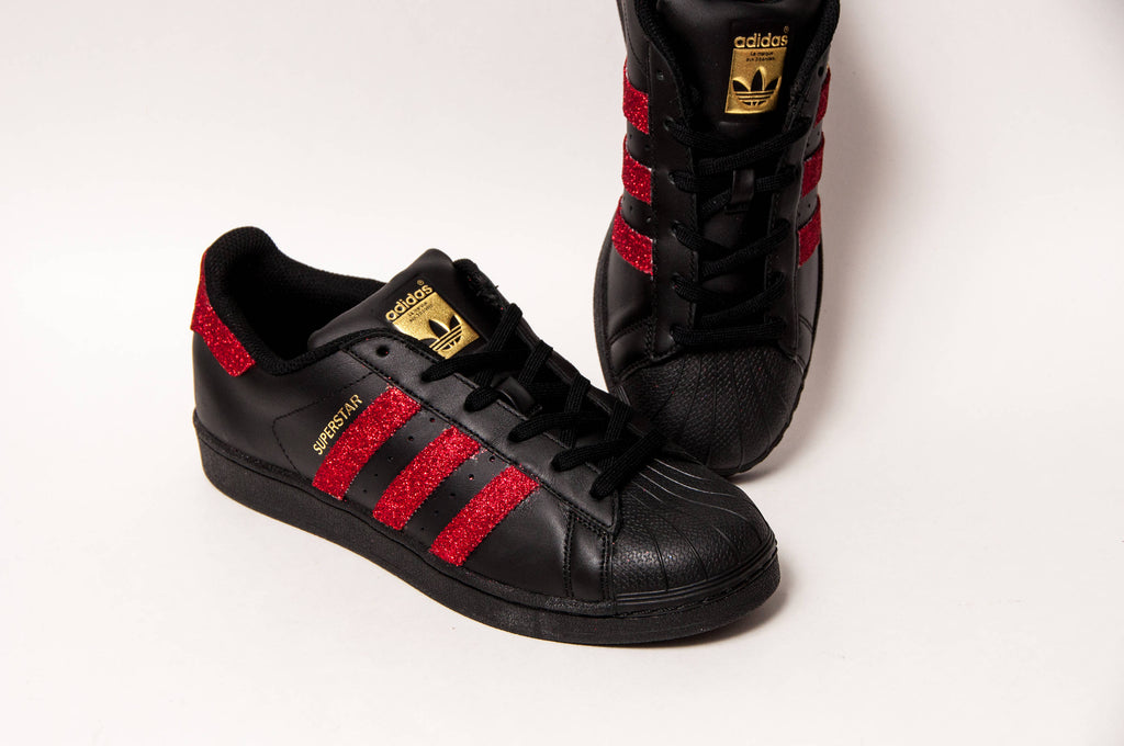 Adidas superstar glitzer rot Clearance