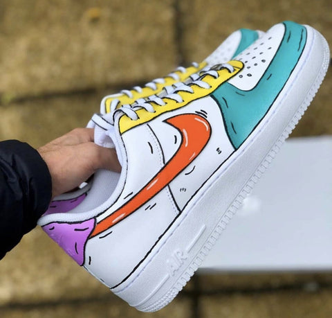 Nike Air Force 1 Colorful Sketch