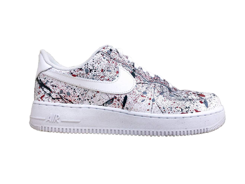 Nike Air Force 1 - Splattered Red/Grey