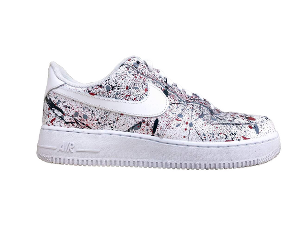 air force ones grey and red