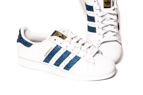 Adidas Superstar - Starlight Blue Glitter