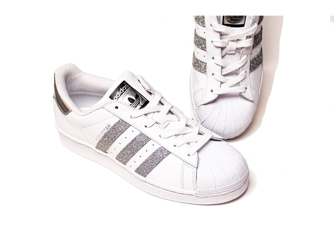 adidas gazelle silver green womens Adidas Superstar II White Glitter Black