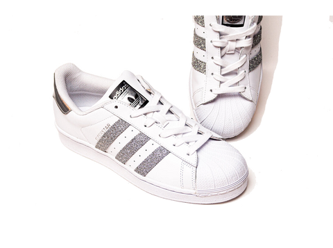 Adidas Superstar - Silver Glitter